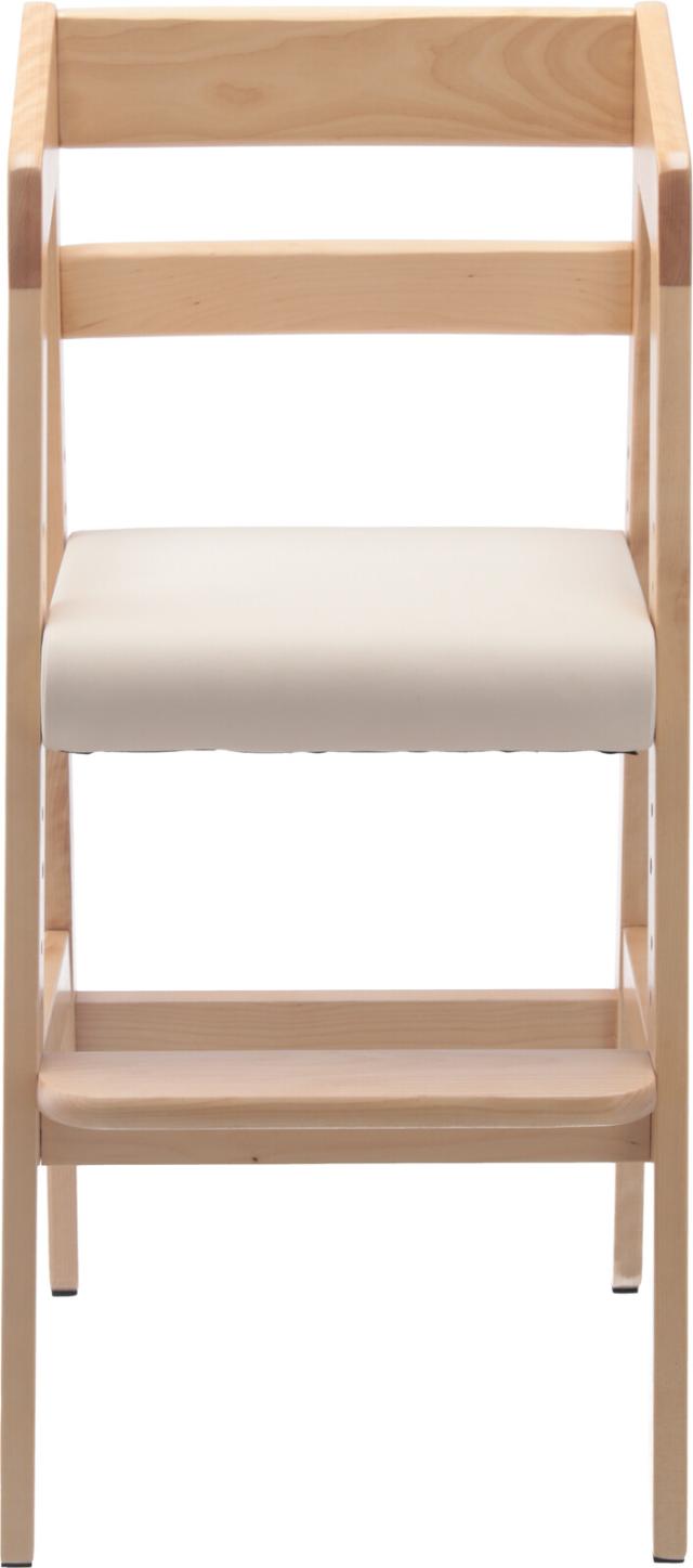 木製ベビーチェアー ミディアムブラウン ナチュラル 送料無料-3