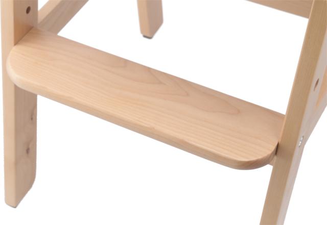 木製ベビーチェアー ミディアムブラウン ナチュラル 送料無料-4