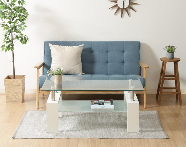 センターテーブル フォーカス ナチュラル ダークブラウン ホワイト ブラック 送料無料-11