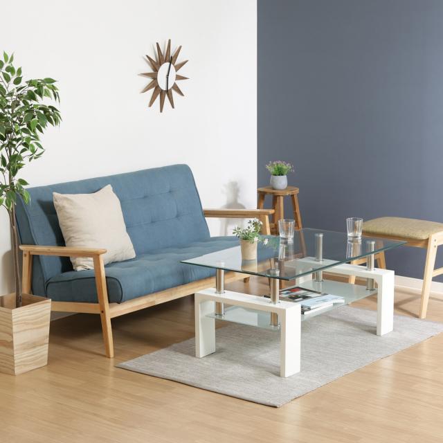 センターテーブル フォーカス ナチュラル ダークブラウン ホワイト ブラック 送料無料-16