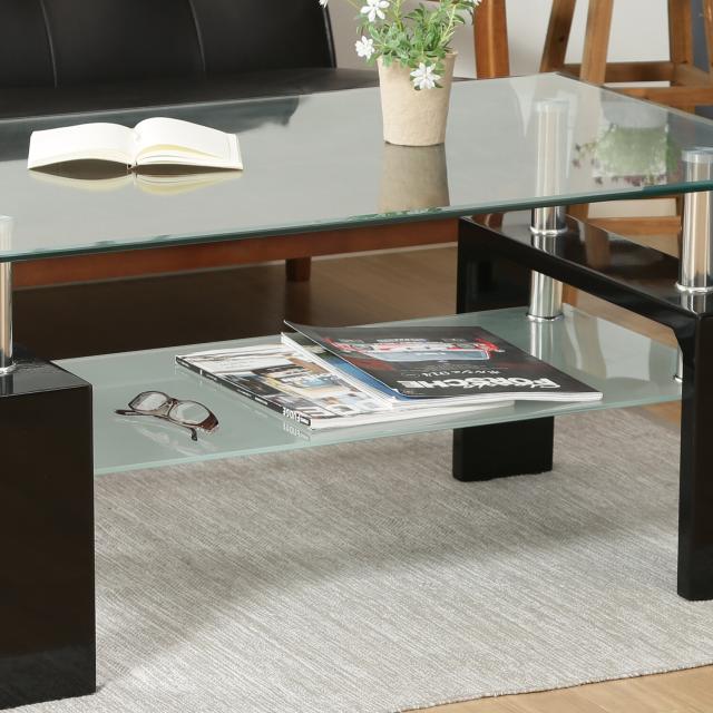 センターテーブル フォーカス ナチュラル ダークブラウン ホワイト ブラック 送料無料-21