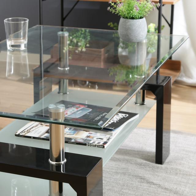 センターテーブル フォーカス ナチュラル ダークブラウン ホワイト ブラック 送料無料-25