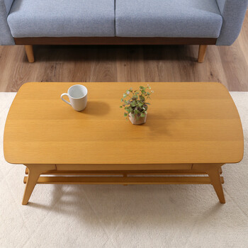 引出し付きセンターテーブル BR NA WH 送料無料-15