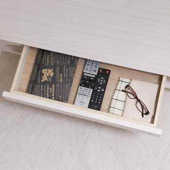 引出し付きセンターテーブル BR NA WH 送料無料-22