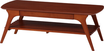 引出し付きセンターテーブル BR NA WH 送料無料-2