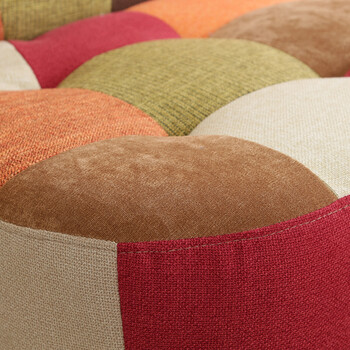 ソファー ソファ2p デイジーパッチワーク ブルー 送料無料-13