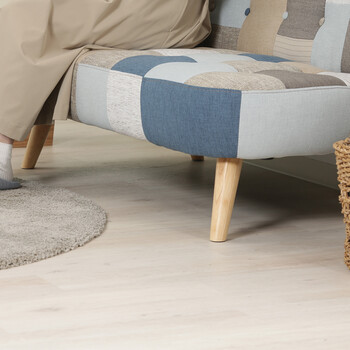 ソファー ソファ2p デイジーパッチワーク ブルー 送料無料-8