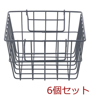 ワイヤーバスケット スタック D 6セット 送料無料-2