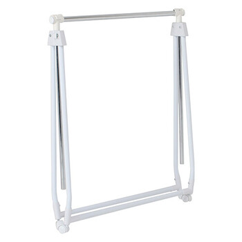 折りたたみ収納ハンガー ホワイト 送料無料-1