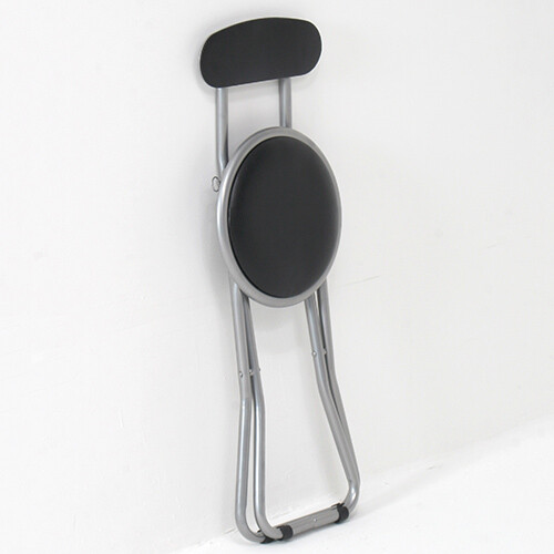 パイプスリムチェアー FB-32 ブラック 6脚セット 送料無料-1