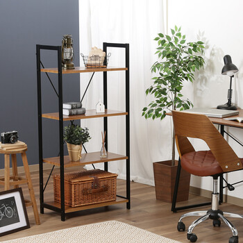 ブックシェルフ SMART2 幅60cm BR×BK 送料無料-5