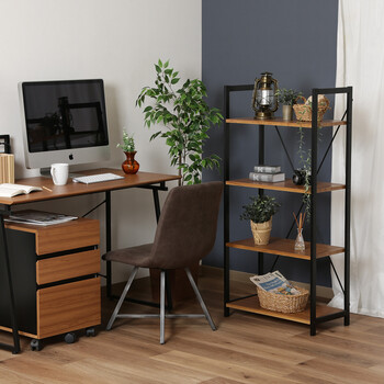 ブックシェルフ SMART2 幅60cm BR×BK 送料無料-6