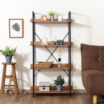 マルチシェルフ 4段 SMART BR×BK 送料無料-6