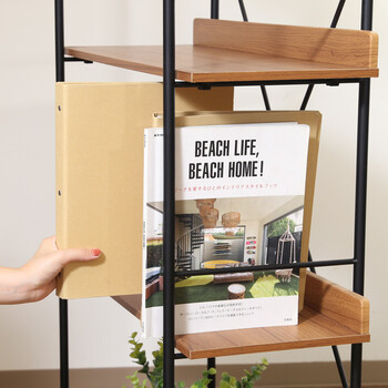 マルチシェルフ 4段 SMART BR×BK 送料無料-8