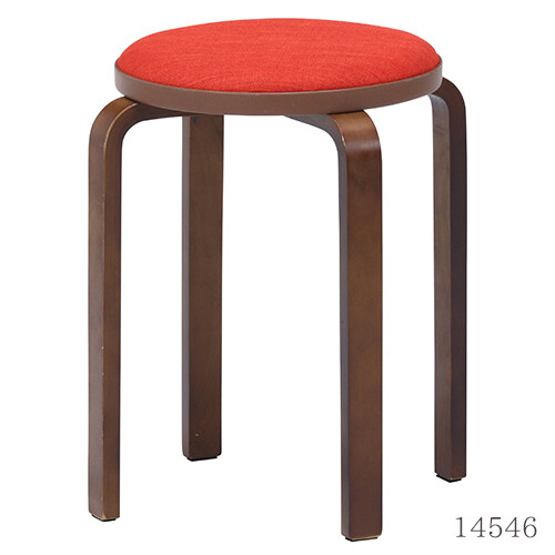 KDファブリック曲木スタッキングスツール 5色展開 送料無料-3