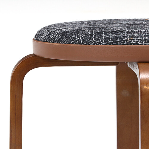 KDファブリック曲木スタッキングスツール 5色展開 送料無料-6