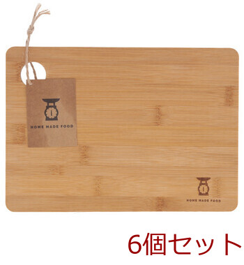 バンブー カッティングボード レクタングル 6セット 送料無料-1