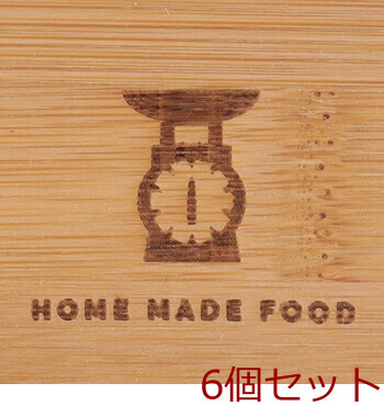 バンブー カッティングボード レクタングル 6セット 送料無料-3