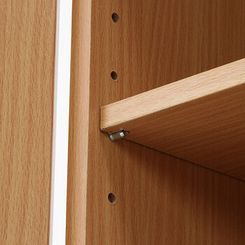 ルーバーシューズボックス 幅60cm ナチュラル 2サイズ展開 送料無料-5