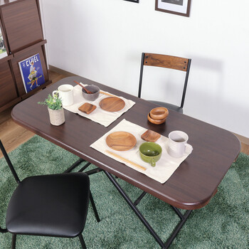 ガス昇降式テーブル ワイドタイプ 幅120cm ナチュラル ブラウン 送料無料-15