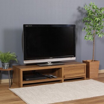 TV台 ルーク ライトブラウン 幅120cm 送料無料-9
