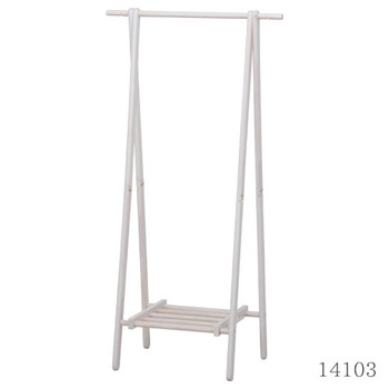 木製ハンガー ジョイント 幅75cm BR WH NA 収納 送料無料-1