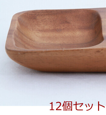 アカシア レクタングルトレー M 仕切り付き 12セット 送料無料-2