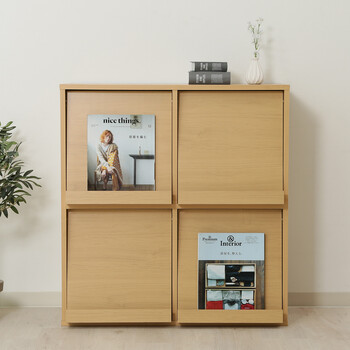 ディスプレイラック 4マス 3色展開 送料無料-11