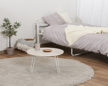 ローテーブル 折りたたみ Φ60cm 3色展開 送料無料-11