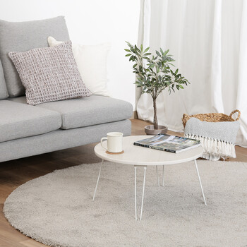 ローテーブル 折りたたみ Φ60cm 3色展開 送料無料-12