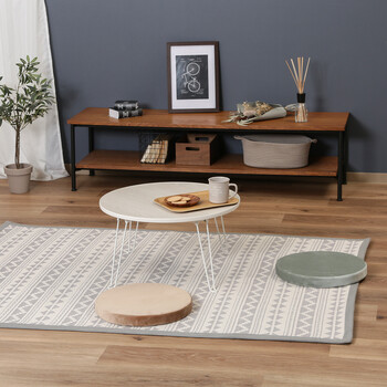 ローテーブル 折りたたみ Φ60cm 3色展開 送料無料-16