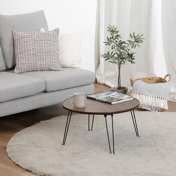 ローテーブル 折りたたみ Φ60cm 3色展開 送料無料-4