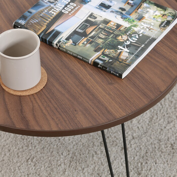 ローテーブル 折りたたみ Φ60cm 3色展開 送料無料-7