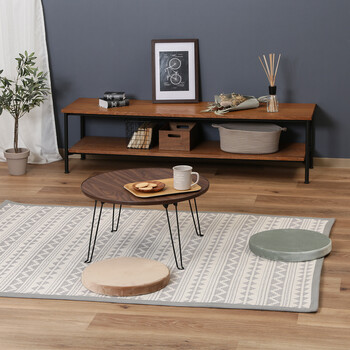 ローテーブル 折りたたみ Φ60cm 3色展開 送料無料-8