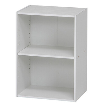 カラーボックス 可動棚2段 3色展開 送料無料-1