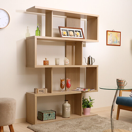 S型ディスプレイシェルフ 3色展開 送料無料-9