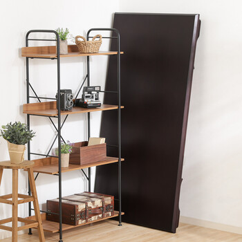 折脚和風座卓 折り畳み 幅120cmブラウン ブラウン 紫檀色 送料無料-25