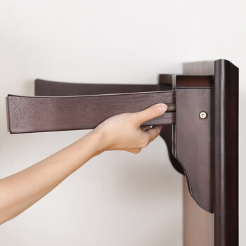 折脚和風座卓 折り畳み 幅120cmブラウン ブラウン 紫檀色 送料無料-27