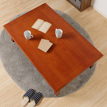 折脚和風座卓 折り畳み 幅120cmブラウン ブラウン 紫檀色 送料無料-5