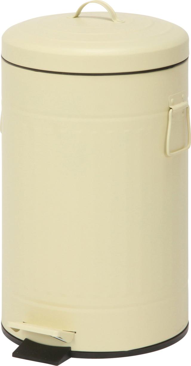 スチール ラウンドペダルペール 12L 4色展開 送料無料-1