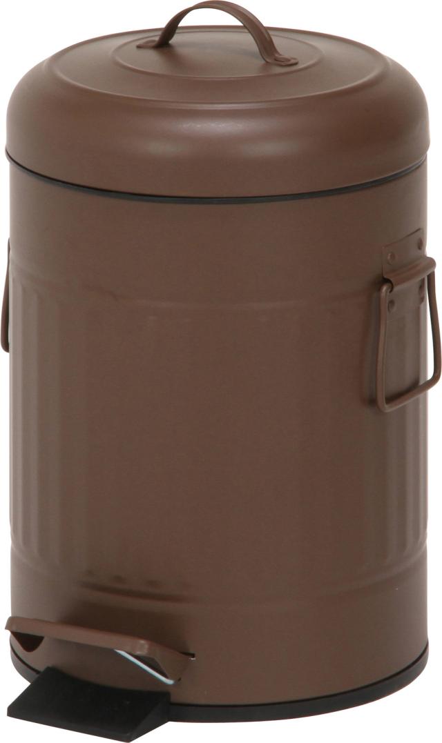 スチールラウンドペダルペール 5L 送料無料-2