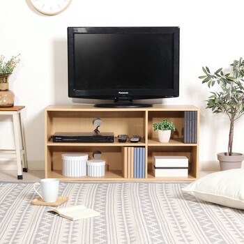 TVラック 幅89cm ホワイト ダークブラウン ナチュラル 送料無料-10