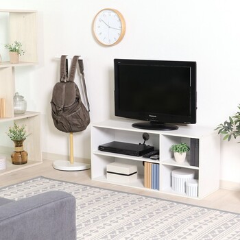 TVラック 幅89cm ホワイト ダークブラウン ナチュラル 送料無料-15