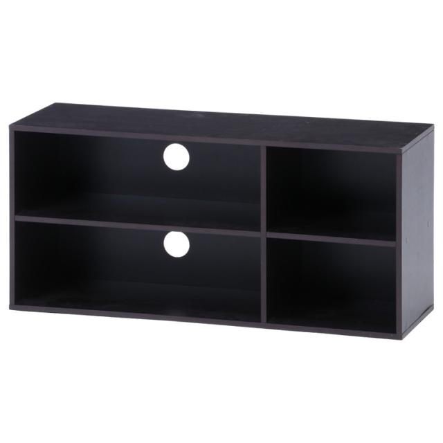 TVラック 幅89cm ホワイト ダークブラウン ナチュラル 送料無料-1