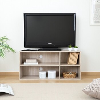 TVラック 幅89cm ホワイト ダークブラウン ナチュラル 送料無料-21