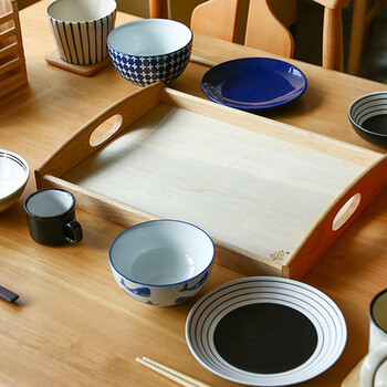 木製ディナートレー ボヌール 6個セット 送料無料-5