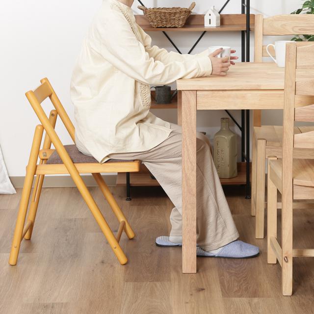 フォールディング テーブル＆チェアー ミラン 3色展開 送料無料-9