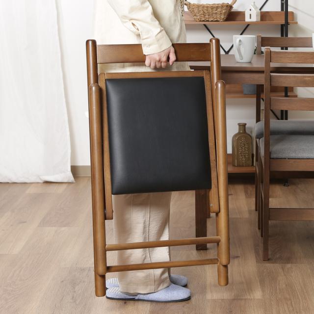 フォールディング テーブル＆チェアー ミラン 3色展開 送料無料-22