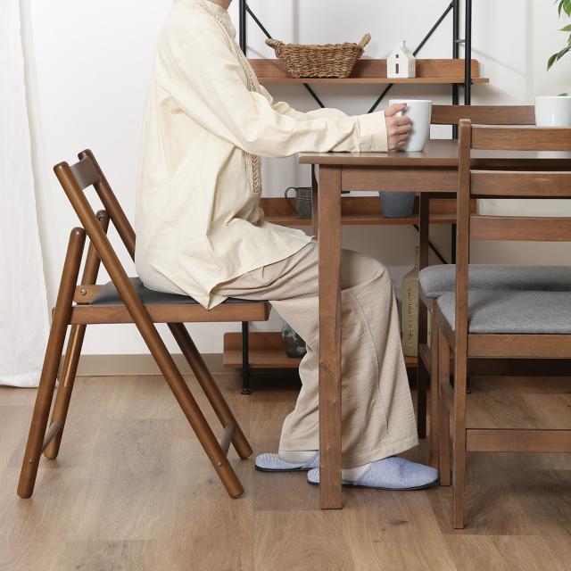 フォールディング テーブル＆チェアー ミラン 3色展開 送料無料-25