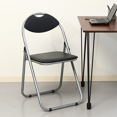 パイプ会議イス FB-030 1010BK 6脚セット 送料無料-5